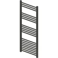 Boss & Wessing Designradiator bws vertico multirail 120x40 cm antraciet zij-onderaansluiting