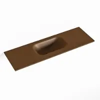 Mondiaz EDEN Rust solid surface inleg wastafel voor toiletmeubel 70cm. Positie wasbak midden