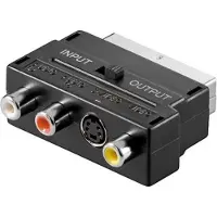 Pro S Video adapter (Video Schakelaar), Audio-adapters, Zwart
