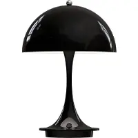Louis Poulsen Panthella 160 Tafellamp Draagbaar Zwart - Draagbare lampen Staal Black - 5744612571