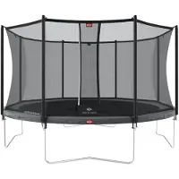 Berg Trampoline Favorit Grey 330 + Safety Net Comfort