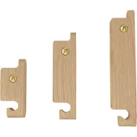 Andersen Furniture Multi Hooks haak set van 3 Oak