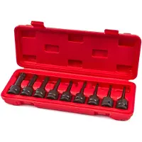 HBM 9 Delige Lange Torx Krachtdoppenset met 1/2 inch Opname