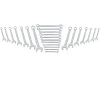 BRÜDER MANNESMANN M 130-25 Ring-steeksleutelset 25-delig Sleutelbreedte (metrisch) 7 - 32 mm