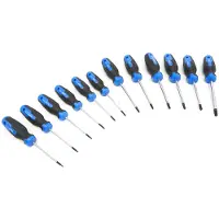 HBM 12 Delige Professionele Torx Schroevendraaierset in Stevige Opbergetui