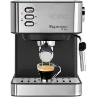 Solac CE4481 Espressoapparaat - 20 Bar - 850W - Capsules of Gemalen Koffie - 2 Kopjes - Reservoir 1,6L