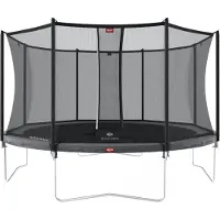 Berg Trampoline Favorit Grey 380 + Safety Net Comfort