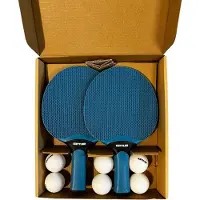 Outdoor Tafeltennisbat Set Match – 2 Batjes + 6 Ballen - Outdoor