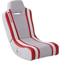 X Rocker Gamestoel - Shadow - inklapbaar - 2.0 audio - 2 speakers - floor rocker – zwart/groen ()