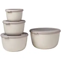 Mepal Cirqula Multi Kom Set - 4-Delig, 500+1000+2000+3000 mL, Noordse Wit