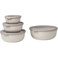 Mepal - Multikom Cirqula vershouddoos set - 350 + 750 + 1250 + 2250 ml - Rond - Nordic white