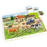 Hubelino Blokpuzzel Leven op de Boerderij - 35st.