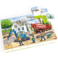 Hubelino Puzzel Op de bouwplaats (35 stukjes)
