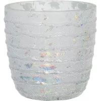 Clayre & Eef Witte Waxinelichthouder Ø 10*10 cm 6GL2953