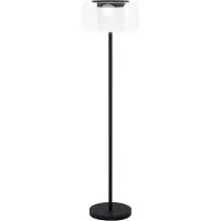 Eglo connect Briaglia-C LED vloerlamp Briaglia-C, dimbaar, helder / transparant, Woon-/ Eetkamer, Glas, Modern