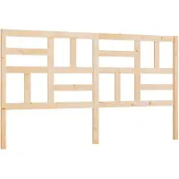 vidaXL Hoofdbord 206x4x104 cm massief grenenhout