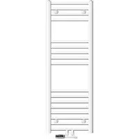 LuxeBath Badkamerradiator Sahara 400 x 1200 mm Wit gebogen + middenaansluiting