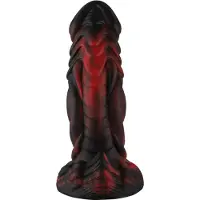 Wildolo Merman Fantasy Zuignap Dildo Zwart 16 cm