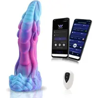 Wildolo Fantasy Dildo Vibrator Met App & Afstandsbediening 21 cm Nessie