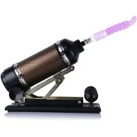 Auxfun Geribbelde Anale Dildo met 3XLR Connector voor Hismith Basic Seksmachine