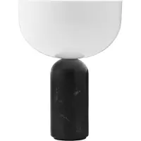 New Works Kizu Tafellamp Draagbaar Zwart Marmer - Draagbare lampen Acryl Black Marble - 21711