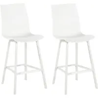 Hartman tuinmeubelen Sophie Wave Barkruk - Set Van 2 - Royal White