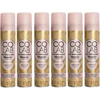 Colab - Dry Shampoo+ Blonde Corrector - 6 Pak - Voordeelverpakking - Haar uitgroei spray