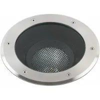 Faro Geiser Orientable - ronde grondspot voor buiten - Ø 260 mm, Ø 200 mm inbouwmaat - 29W LED incl. - IP67 - satijn inox - 38 graden