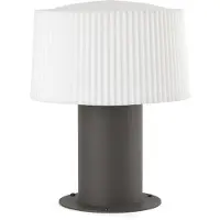 Faro Muffin - tuinpaal - Ø 20 x 25,9 cm - IP44 - donkergrijs