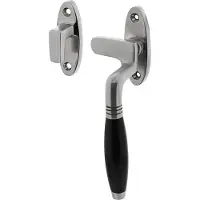 Loftdeur Raamsluiter Jaren 30 / Nikkel Chroom- Rechts