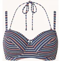 Marlies Dekkers Badmode Voorgevormde Bikinitop Holi Vintage | Maat: 75F | Kleur: Marine Blauw/Print