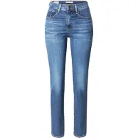 Levi's Jeans '724 High Rise Straight' blauw denim