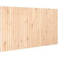 vidaXL Hoofdbord wandmontage 204x3x110 cm massief grenenhout