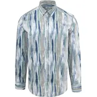 State of Art Overhemd Print Blauw