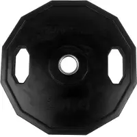Tunturi Rubber 20kg Olympic Plate Zwart 20 kg
