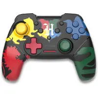 Trade invaders Draadloze Controller - Harry Potter 4 Huizen - Zwart - Geschikt voor Switch