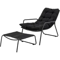 Bloomingville Boel stoel met voetenbank - 82059701