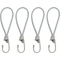 Pricenet elastische tentspanner met haak 4 stuks 20 cm in blister