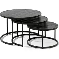 Rousseau Salontafel 'lennox' 3-delig mango hout