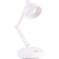 Benson Bureaulamp LED Opvouwbaar & Draadloos Wit - 12.5 x 12.5 x 34 cm