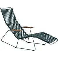 Houe CLICK Zonneschommel Ligstoel Bamboe Armleuningen Stalen Frame