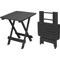 Gardalux Tuintafel | | 72 x 79 x 70 cm (Inklapbaar, Antraciet)