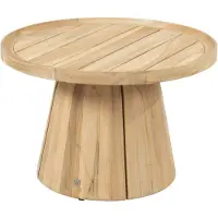 4 Seasons Outdoor 4SO Pablo salontafel teak 60 cm rond (H 40) - |