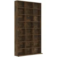 vidaXL Cd-kast 102x23x177,5 cm bewerkt hout gerookt eikenkleurig
