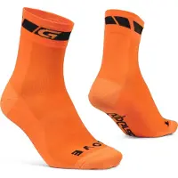 Gripgrab - Classic Regular Cut Zomer Fietssokken 1 Paar Coolmax Wielersport Sokken - Oranje - Unisex - Maat S (38-41)