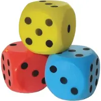 Atabiano Grote Dobbelsteen 15 cm (Blauw)