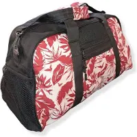 Joya Flower Sporttas - Zwart met rood - 63 x 33 x 25cm