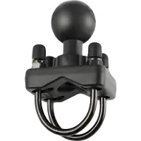 RamMounts Railvoet, 2 x U-bout, C-formaat, Smartphonehouder, Wit