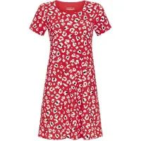 Ringella Rood nachthemd panterprint