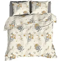 Satin d'or Dekbedovertrek Rodarte Offwhite Satijn-260 x 200 / 220 cm | Extra Breed
